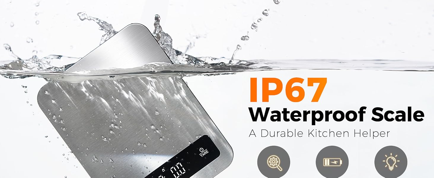 BakFee waterproof scale
