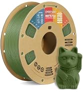OVERTURE PLA Matte 3D Printer Filament 1.75mm, Matte PLA 1kg Cardboard Spool (2.2lbs), Dimensiona...