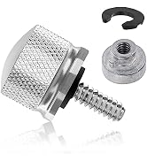 Amazicha Chrome Stainless Steel Seat Bolt Nut Kit Compatible for Harley Davidson 1996-2024