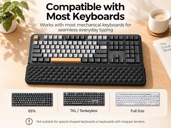 Compatible with Most Keyboards