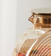 Glass Pitcher with Lids for Fridge Door