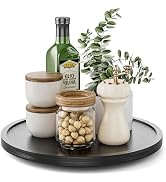 LAMU 9'' Wood Lazy Susan Organizer Turntable for Cabinet, Lazy Susan for Table Top, Pantry, Kitch...