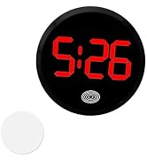 Opuweiy Digital Dashboard Car Clock, Stick On LED Touch Activated Digital Display Clock, Alloy Lu...