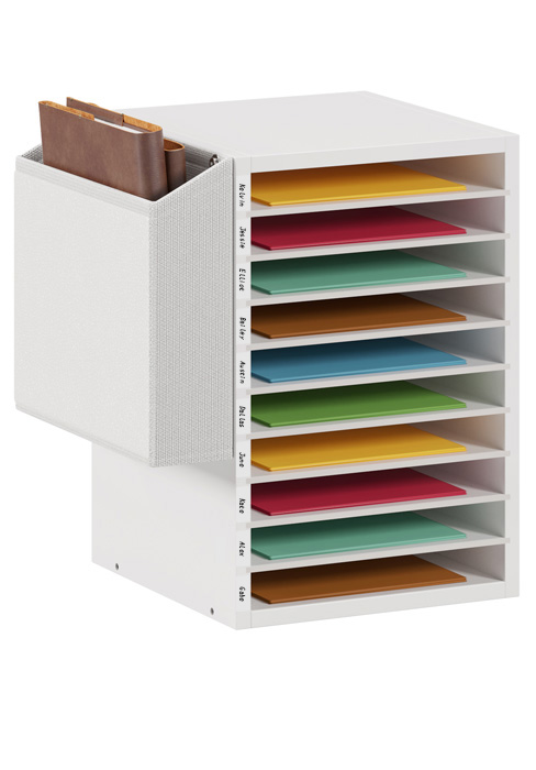 10 tier paper organizer