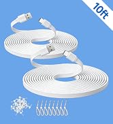 ANLINK 2 Pack 10ft 3M Flat Type USB C Cable, Charging and Data Sync, USB A to USB C Power Chargin...