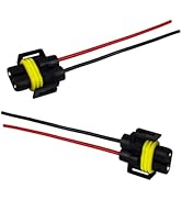 CouTunp 2PCS Wiring Harness Headlight Socket, 9005 HB3 9006 HB4 9012 Female Adapter Wiring Harnes...
