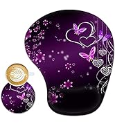 ArtSo Ergonomic Mouse Pad with Wrist Support Gel Mouse Pad Wrist Rest, Non-Slip PU Base Comfortab...