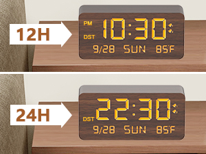 clock for bedroom