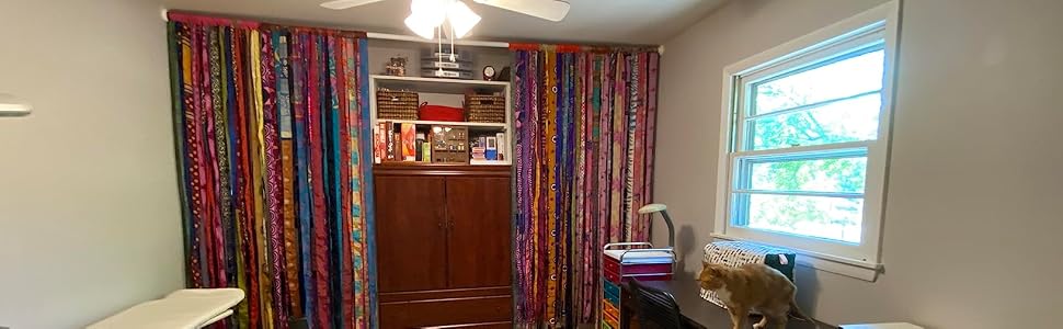 Silk Sari Living Room Curtain