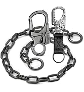 Ahiller Wallet Chain Keychain Set for Men Women, Heavy Duty Hip Hop Punk Style, Double Lock Anti-...