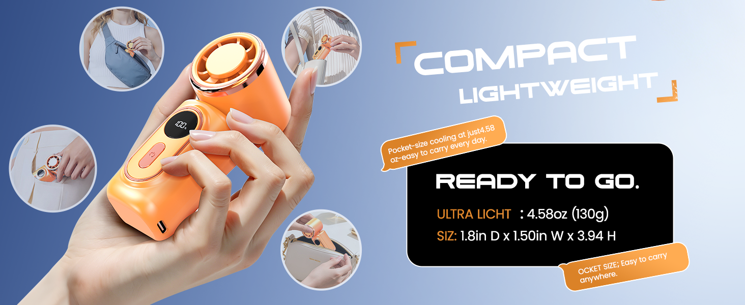 Clip-On Portable Fan
