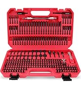232-Piece Ultimate Screwdriver Bit Set, Cr-V Impact Driver Bit Set Includes Security Bits,Nut Dri...