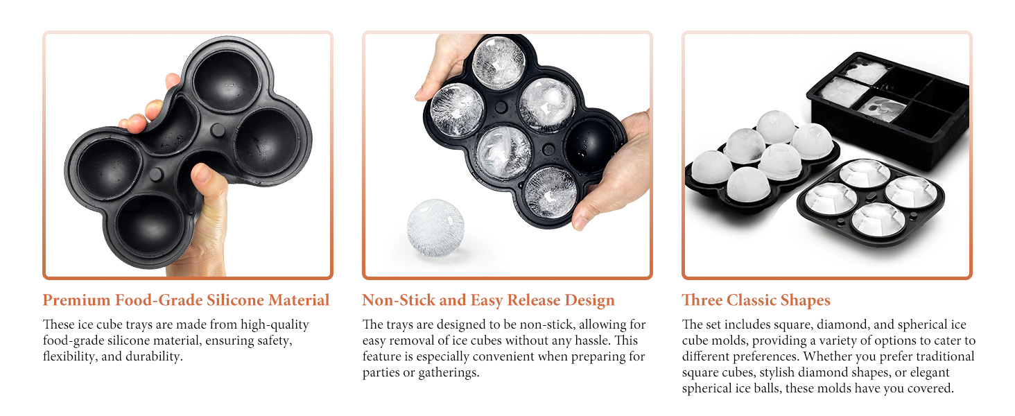 large ice cube molds with lid