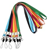 YOUOWO 6 Pack Lanyards for id badges holder Office Neck Lanyard for ID card Badges Holders lanyar...