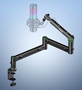 Microphone Arm,Aokeo AK-58i Desk Low Profile Mic Boom Arm Stand,Suitable For Blue Yeti,Snowball i...
