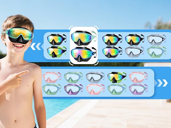 kids swimming goggles 3-6