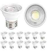 HMYYJT Dimmable PAR16 LED Bulb E12 Short Neck 6W 50W Equivalent | 550LM 38° Beam Angle 3000K LED ...