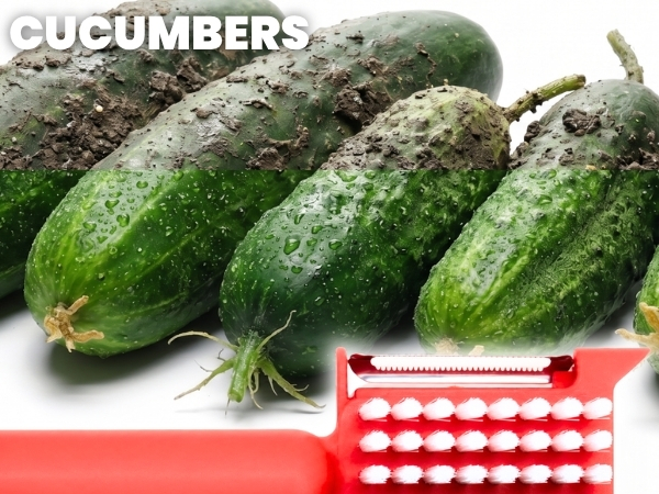 GleamGaGa Vegetable Brushes (2 Pack)