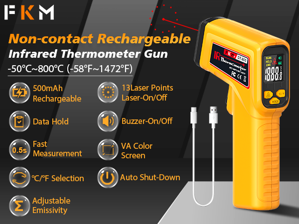 infrared thermometer gun,infrared thermometer,temp gun