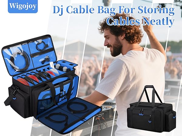 Dj Cable Bag For Storing Cables Neatly