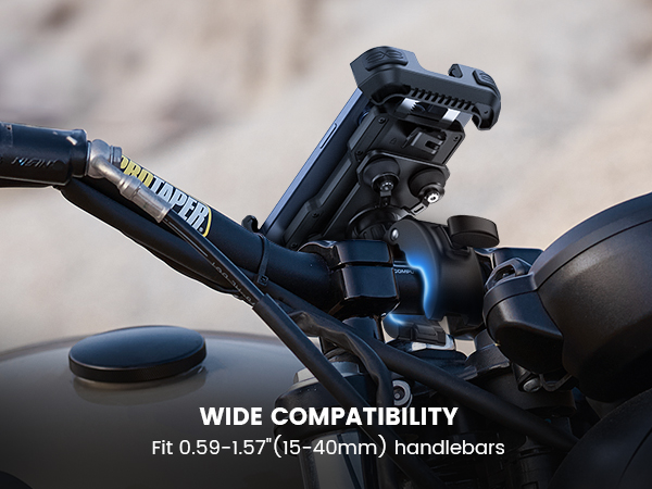 motorcycle handlebar phone mount