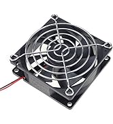 GDSTIME 80mm x 80mm x 25mm 12V Brushless DC Cooling Fan compatible with Desktop