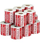 Anylabel 3 x 2 inch Handle with Care Fragile Thank You Warning Packing Shipping Label Stickers Pe...