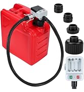 EVERRUSH Fuel Transfer Pump Battery Powered with Auto-Stop, Portable Electric Gas Can Pump Transf...