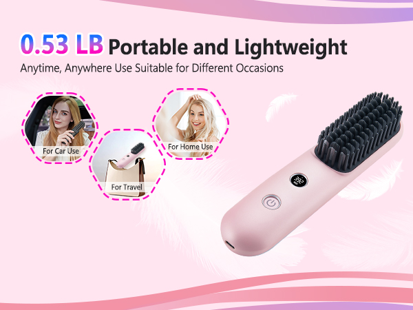 hair brush straightener for women