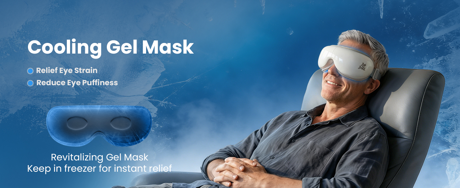 eye massager with heat and cooling