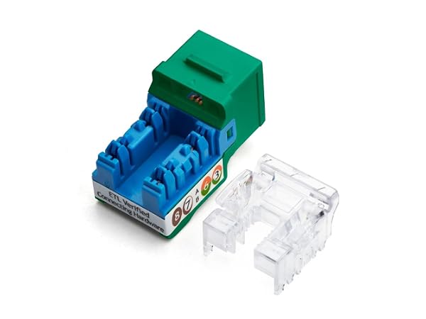 truecable cat6a unshielded punch down keystone jack built to last