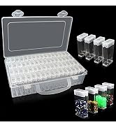 Eiito Diamond Painting Accessories Storage Boxes,5d Diamond Embroidery Beads Art Kits Case Contai...