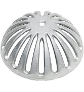 Leyso FS-DS Heavy Duty Aluminum Dome Sink Drain Strainer Floor Drain Cover for Kitchen, Restauran...