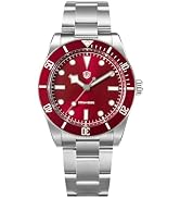 watchdives WD7922 BB54 Mens Watch, VH31 Sweep Second Quartz Watches 37mm Sapphire Crystal Luxury ...