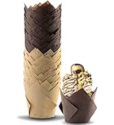 ANAEAT Tulip Cupcake Liners Pack of 100, Paper Baking Cups & Muffin Liners Holders - Grease Resis...
