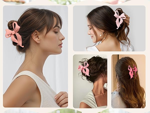 bow clips for hair