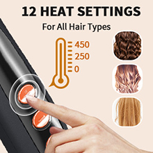 hair straightening brush for thick hair