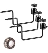 Mossy Oak 3-Pack 360-Degree Rotating Trail Camera Mount, 1/4"-20 Thread | Tree Mounting Bracket w...