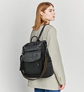 Shrrie Backpack Purse for Women Fashion Leather Backpack Purse Designer Travel Backpack Convertib...