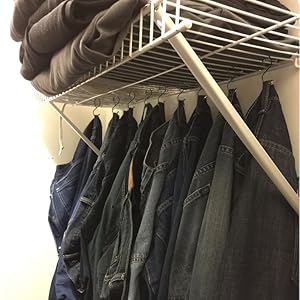 wire closet shelving Hooks