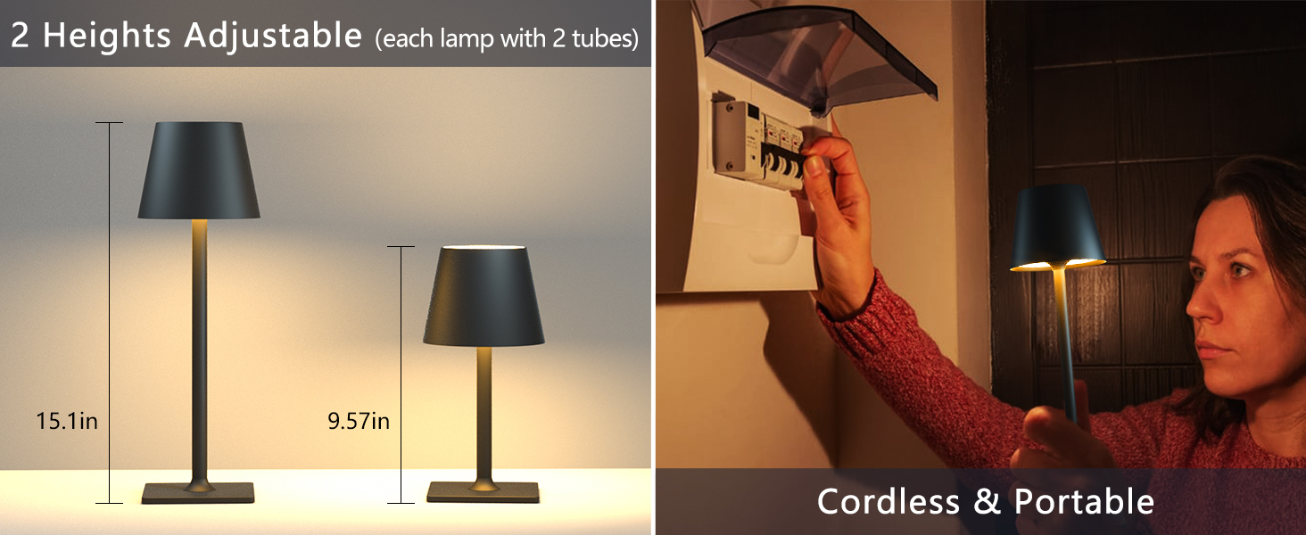 cordless lamp rechargeable