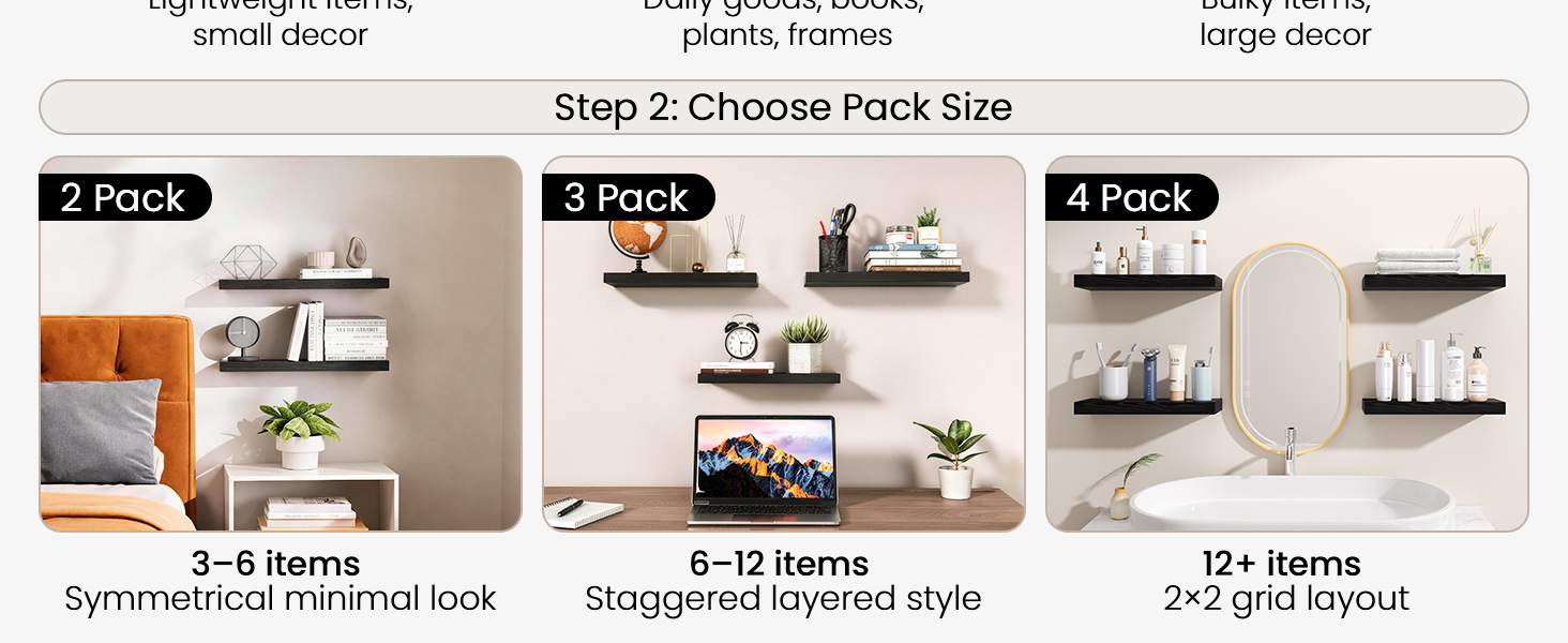 floating shelves select guide