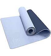 IUGA Yoga Mat Non Slip Textured Surface Yoga Matt with Carrying Strap, Thick Exercis...