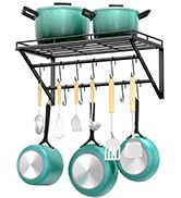 pot rack wall mount