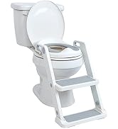 Nuby Step Ladder Toddler Potty Seat for Toilet - All-in-One Kids Potty Training Toilet Seat with ...