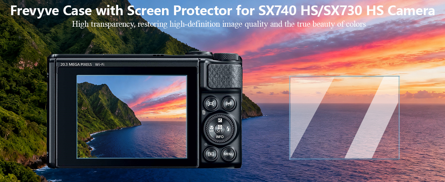 SX740 HS Screen Protector SX730 HS Screen Protector