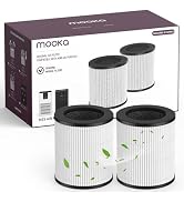 MOOKA M05 Air Purifier Filter, 3-in-1 True HEPA Filter, High-Efficiency Activated Carbon Air Filt...