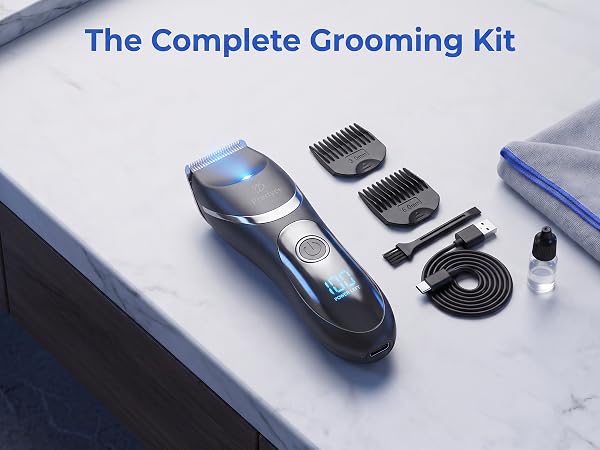 Predyee Men's Body and Groin Trimmer
