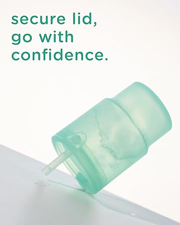 Silicone Tumbler with Handle Lid + Straw 11 oz