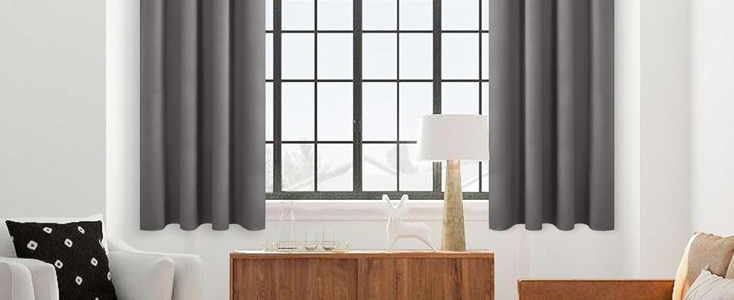 room darkening curtains